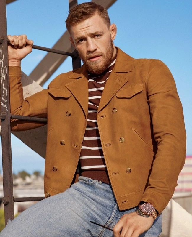 UFC Fighter Conor McGregor Suede Jacket