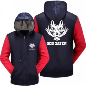 God Eater Anime Men & Women Super Warm Hoodie Jacket