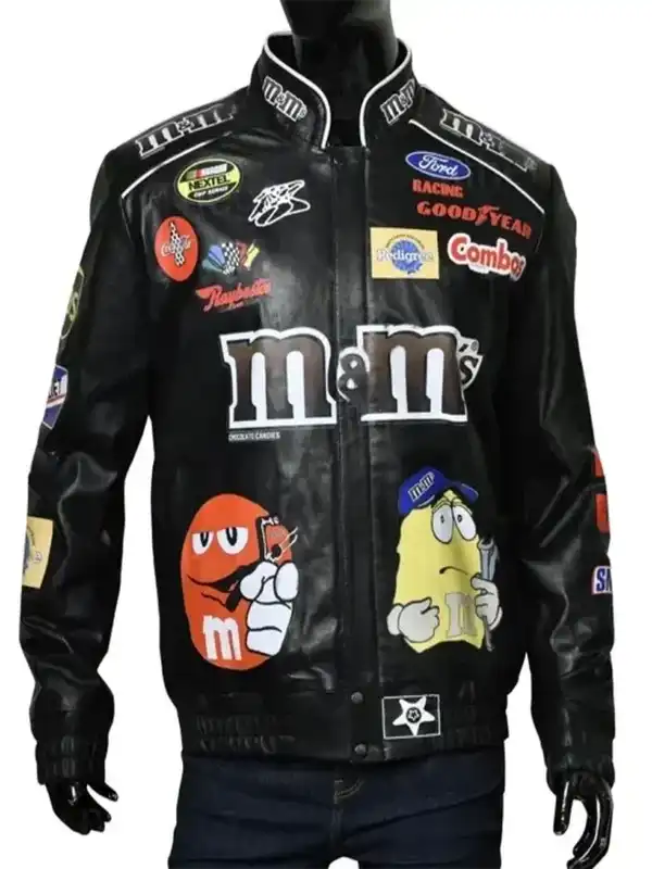 M&ms Vintage Bomber Leather Jacket