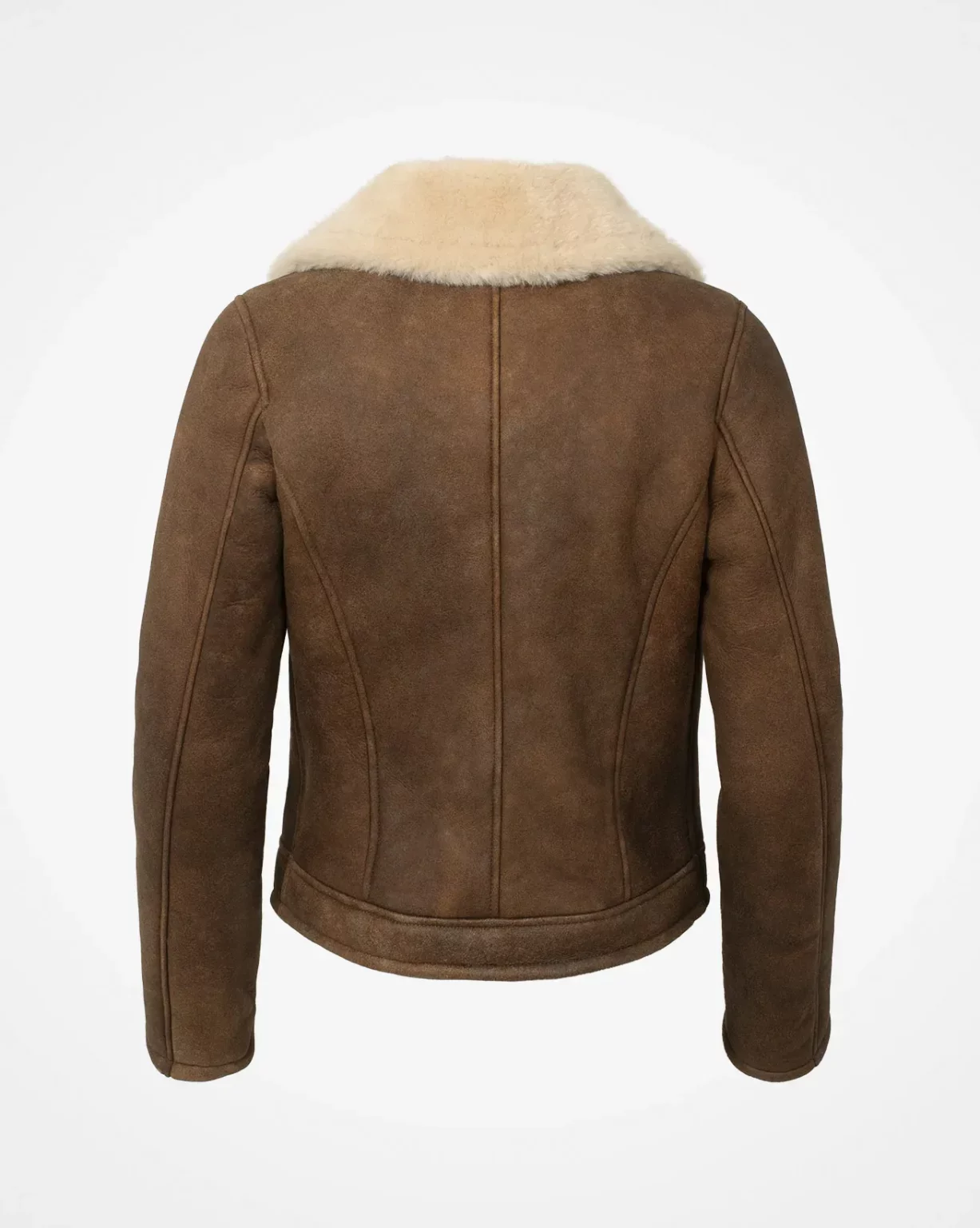 Sheepskin Biker Black Leather Jacket