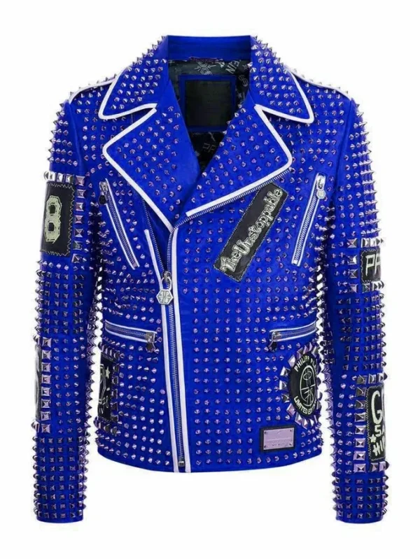 Silver Studded Embroidery Jacket