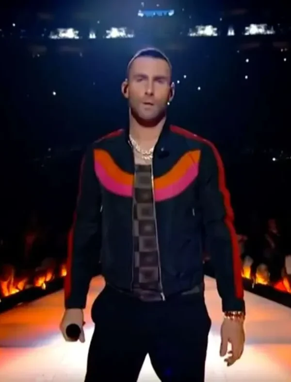 Super Bowl Halftime Show Adam Levine Jacket