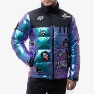 The Rock Punk Binks Iridescent Puffer Jacket