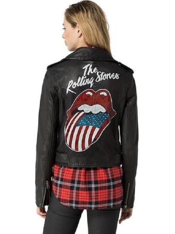 The Rolling Stones Leather Jacket