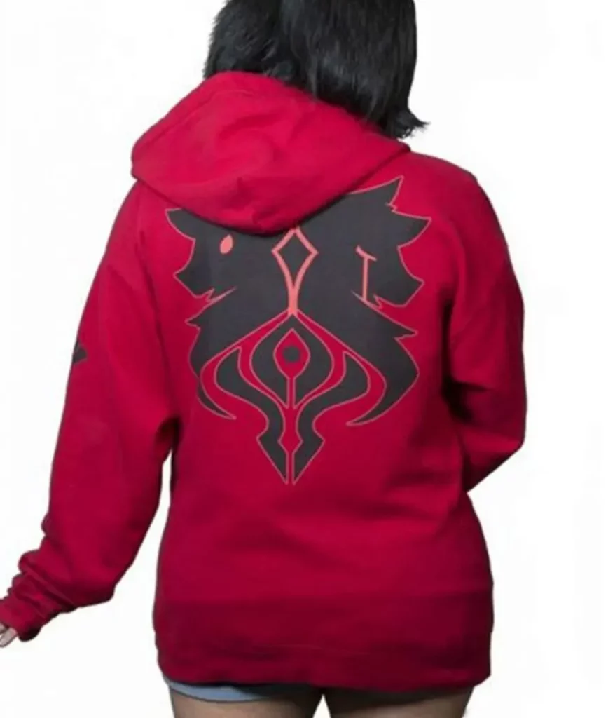 Aaron Lycan Aphmau Fleece Red Hoodie