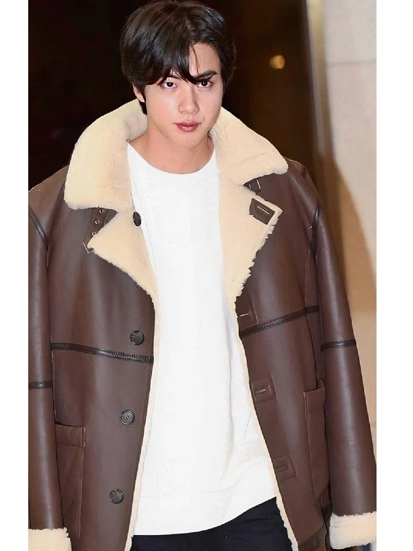 BTS Kim Taehyung Shearling Coat