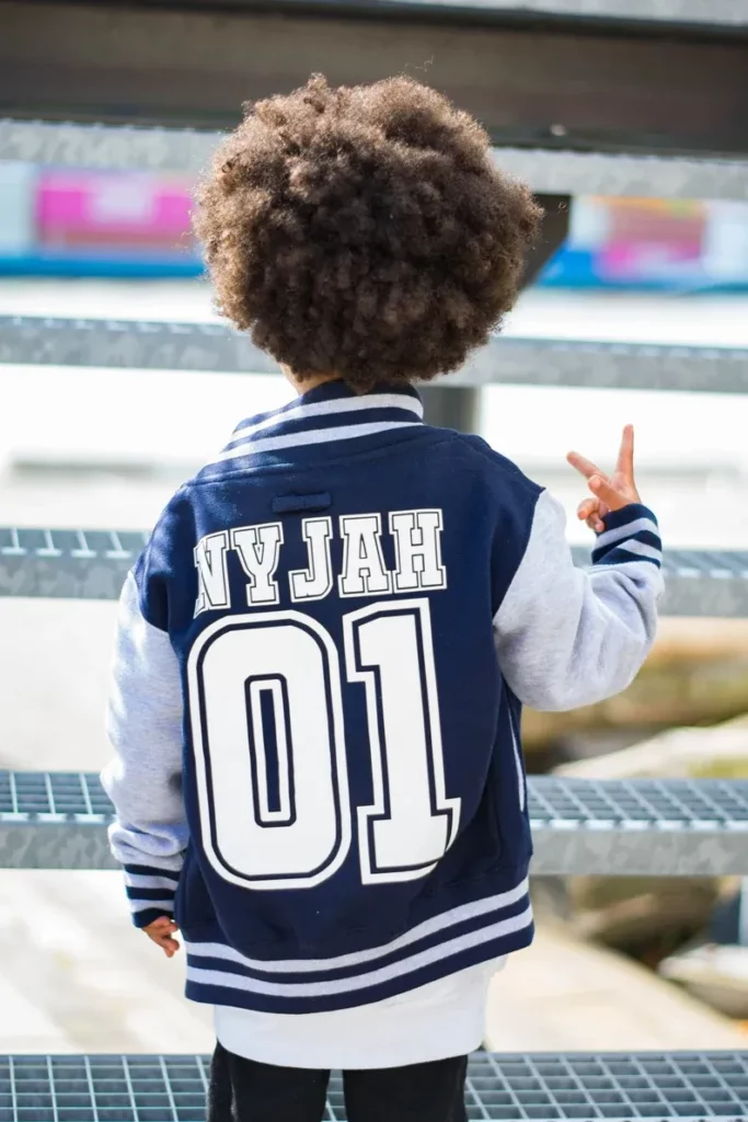 Baseball Style Kids Varsity Jacket