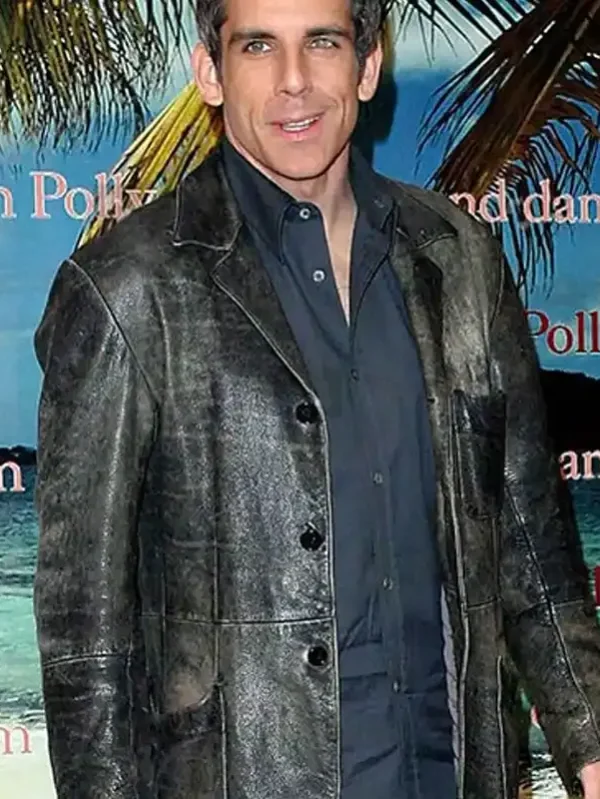 Ben Stiller Leather Blazer