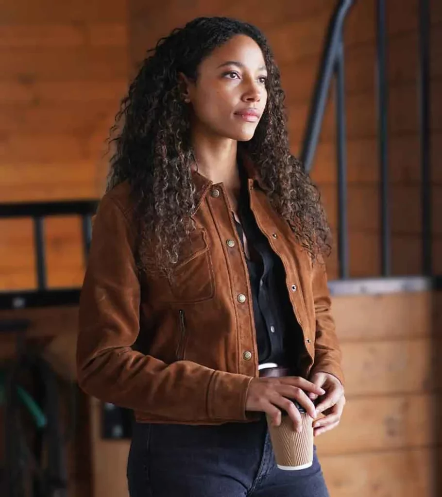 Big Sky TV Series 2020 Kylie Bunbury Suede Jacket