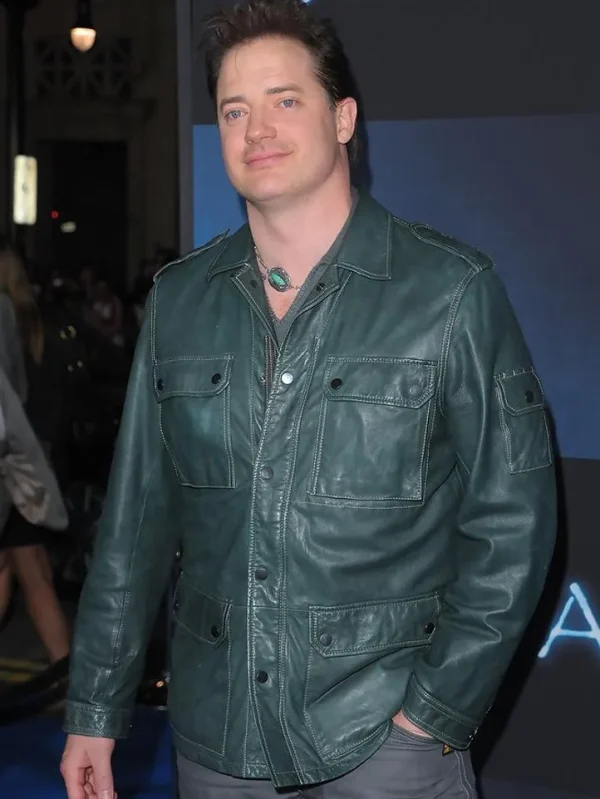 Brendan Fraser Avatar Premiere Leather Jacket