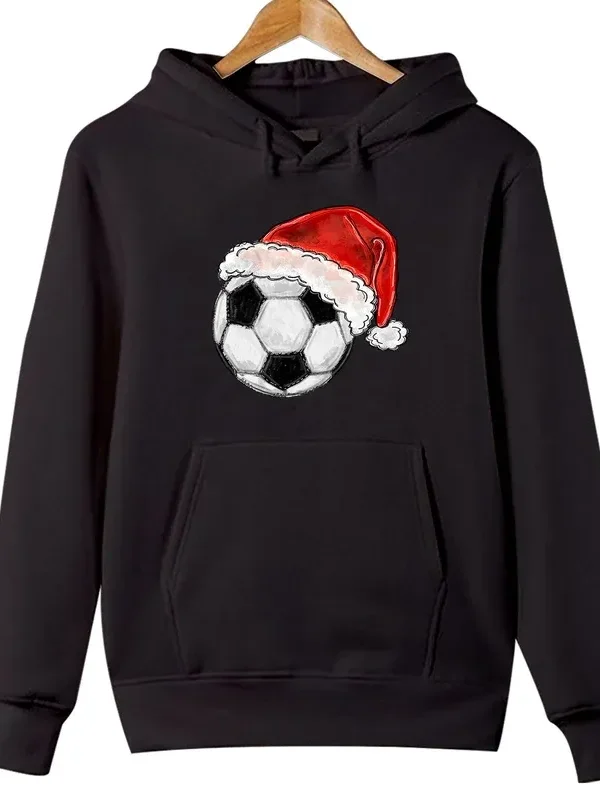 FOOTBALL SANTA Hat Christmas Hoodies