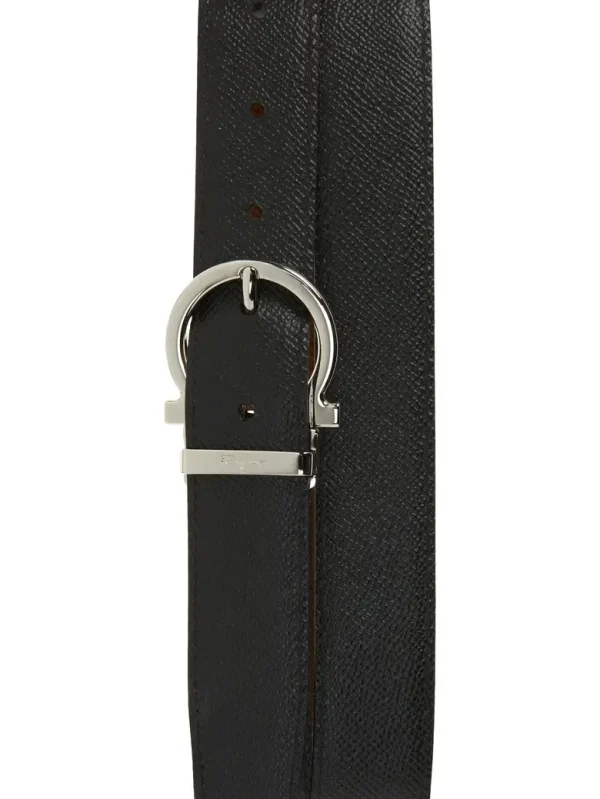 Gancio Leather Reversible Belt