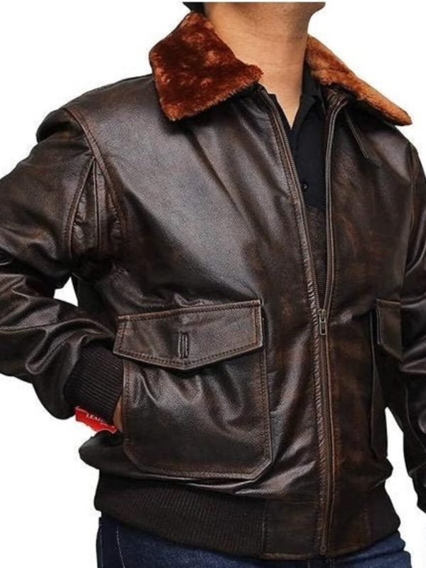 Handmade G1 Flight Bomber Leather Jacket