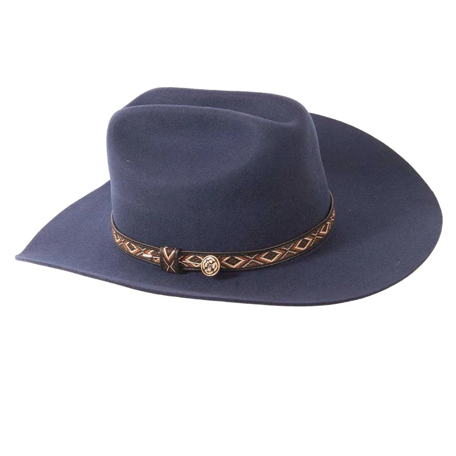 JESSY NAVY FELT COWBOY HAT