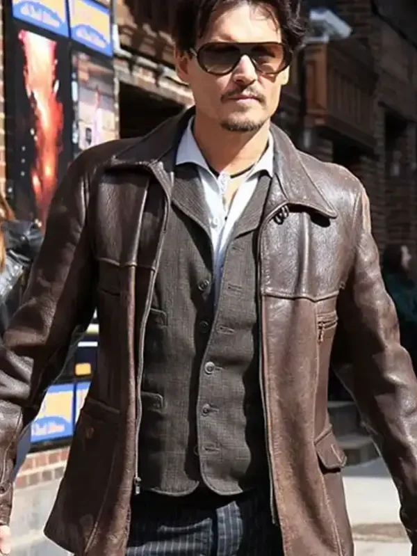 Johnny Depp Leather Jacket