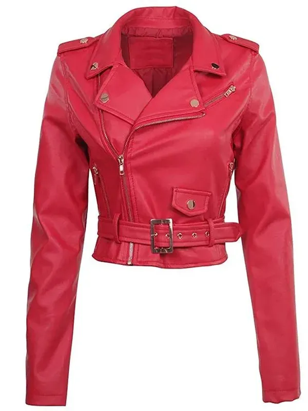 Kids High Fashion Faux Leather Bikers Jacket