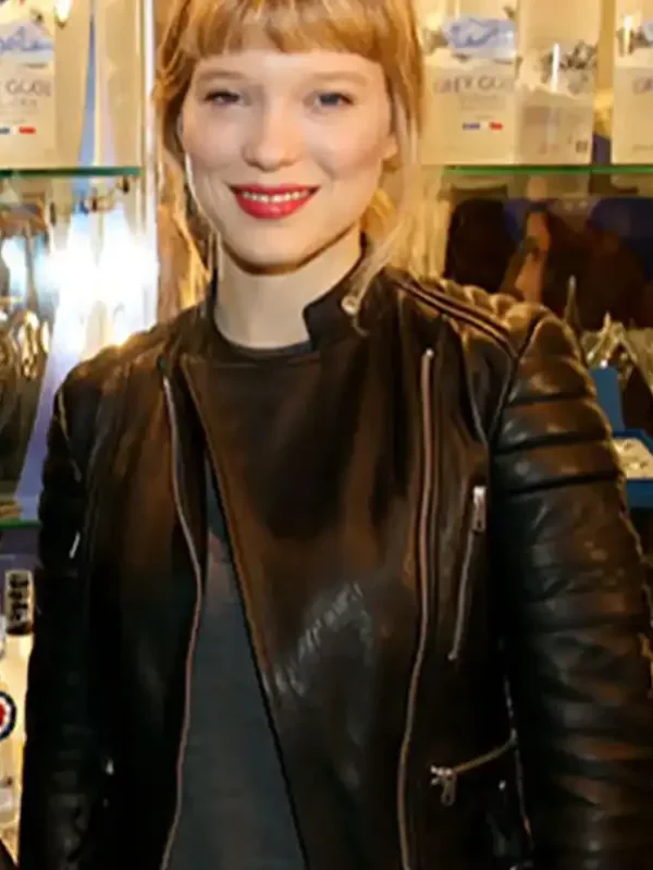 Lea Seydoux Leather Jacket