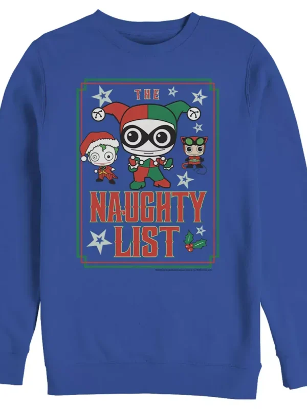 Men's Batman Christmas Naughty List Sweatshirt