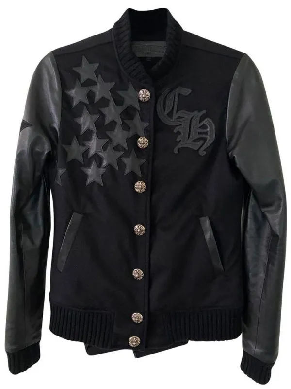 Men’s Chrome Hearts Letterman Varsity Jacket