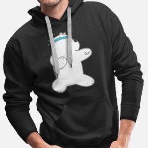 Men's Premium Black Hoodie