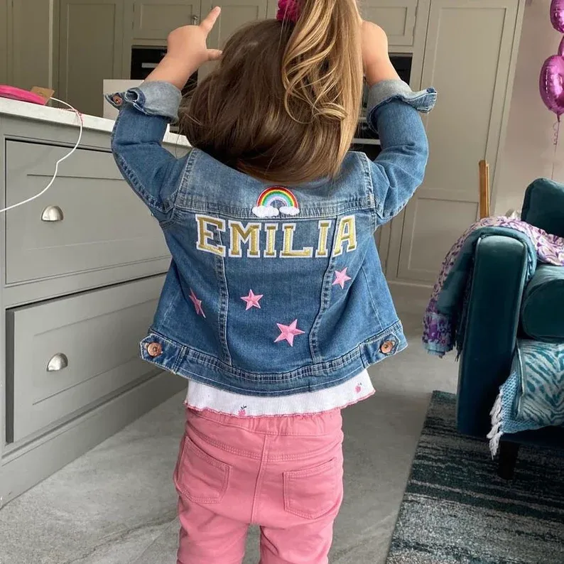 Personalized Kids Denim Jacket