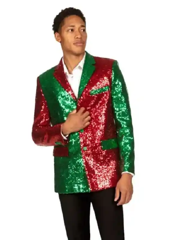 Sequined Ugly Christmas Blazer