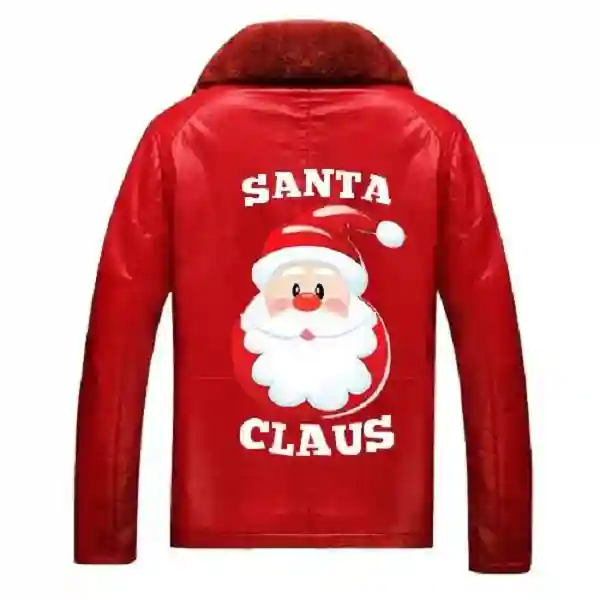 Santa Claus Fur Collar Red Jacket