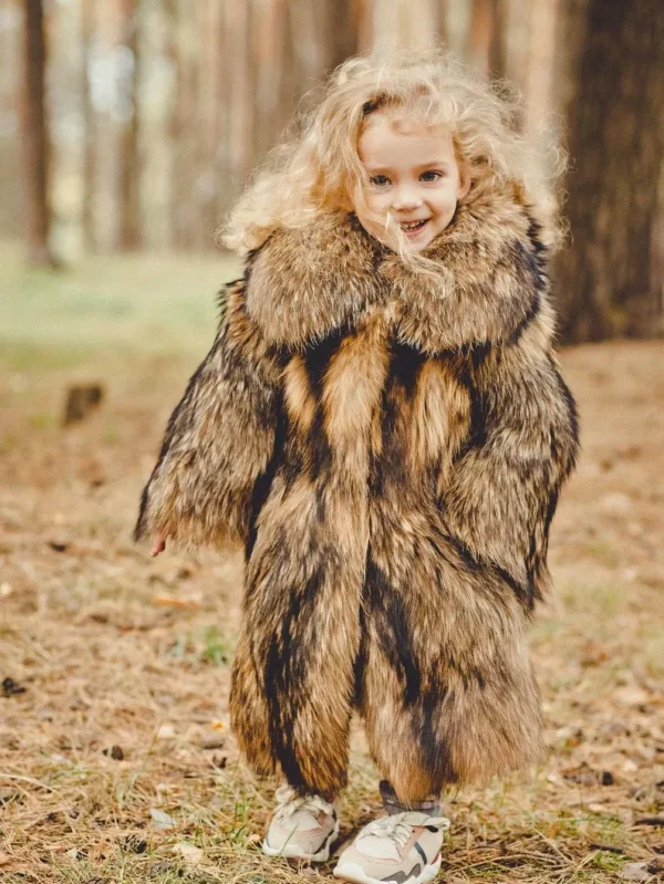 Toddler Real Fur Jacket