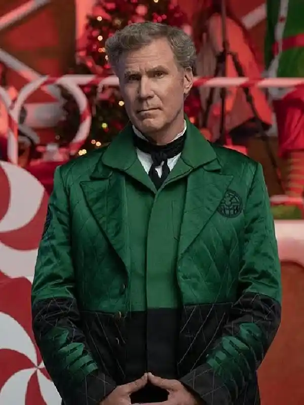 Spirited Will Ferrell Present Green Jacket