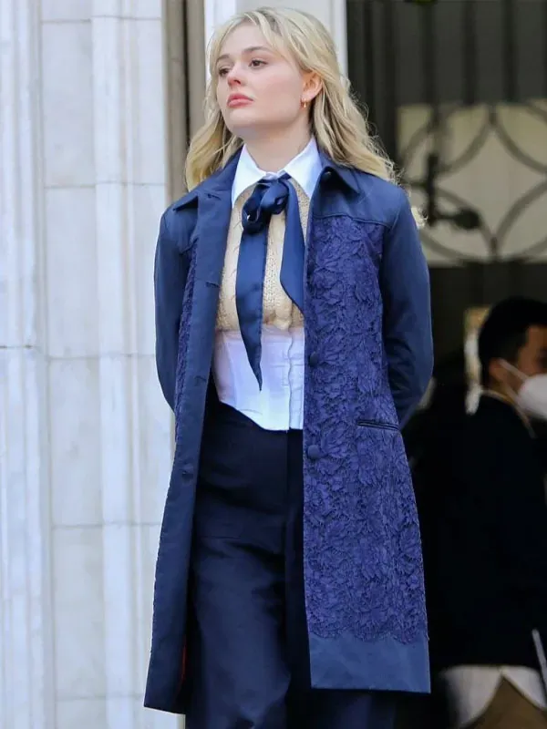 Audrey Hope Gossip Girl S02 Emily Alyn Lind Blue Coat