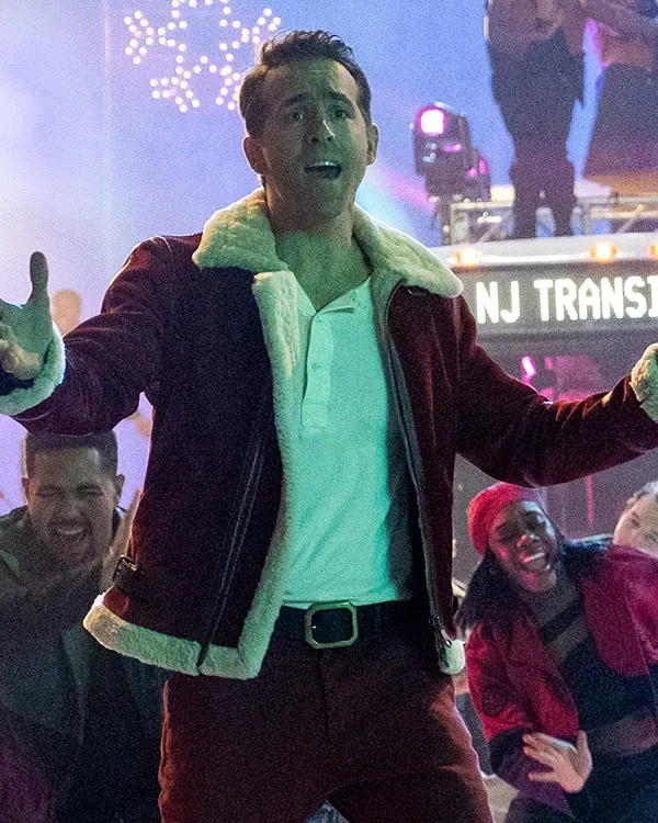 Spirited Ryan Reynolds Shearling Jacket