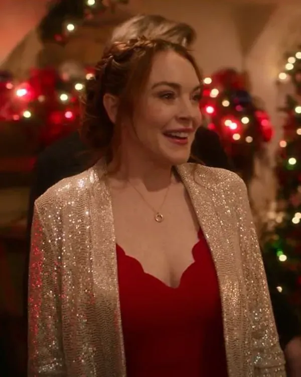 Falling For Christmas Lindsay Lohan Sequin Blazer