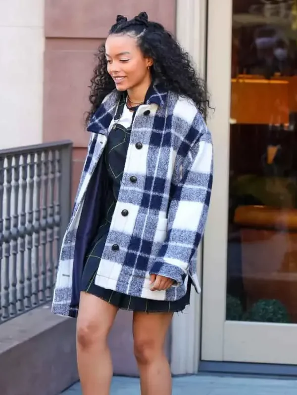 Whitney Peak Gossip Girl 2021 Zoya Lott Flannel Jacket