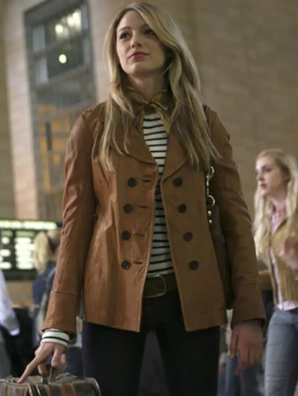 Gossip Girl Serena Van Woodsen Leather Jacket