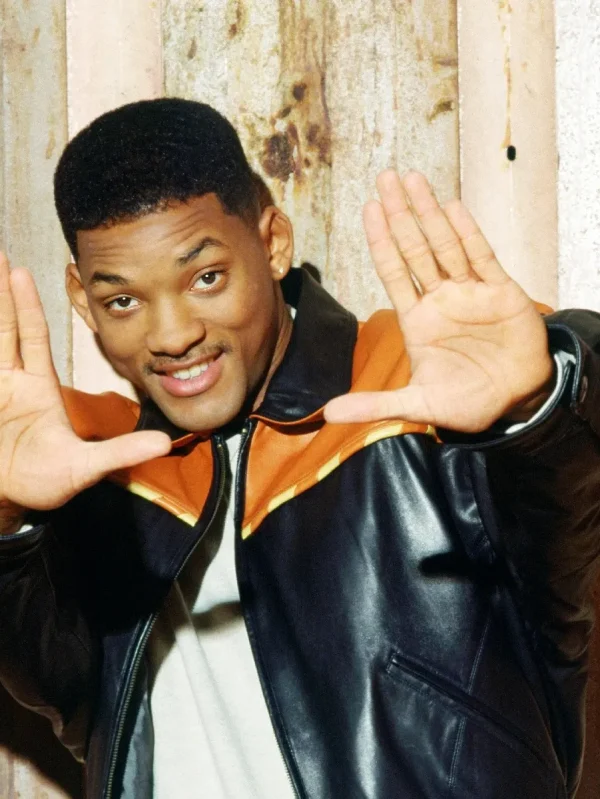 Actor Will Smith Bomber Leather Jacket