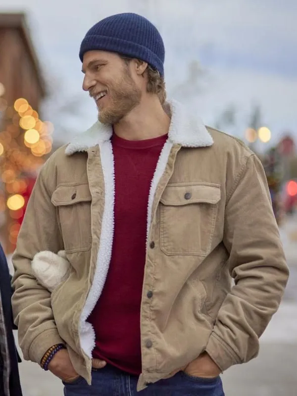 Adam Tis the Season to Be Merry Shearling Jacket