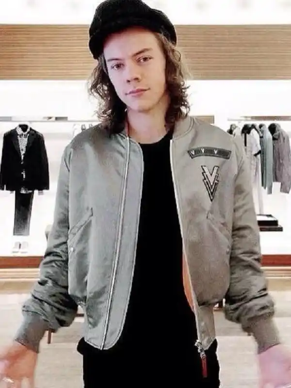 Singer Harry Styles VVV Bomber Jacket