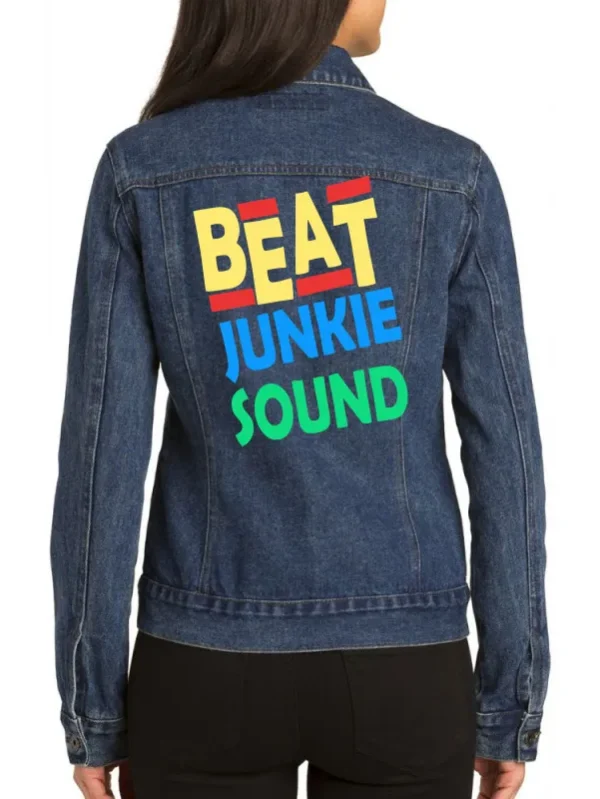 The Funny Sound Humor Geek Junkies Denim Jacket