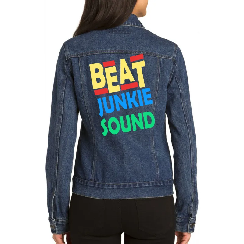 The Funny Sound Humor Geek Junkies Denim Jacket