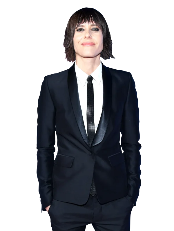 American Actress Kate Moennig Tuxedo