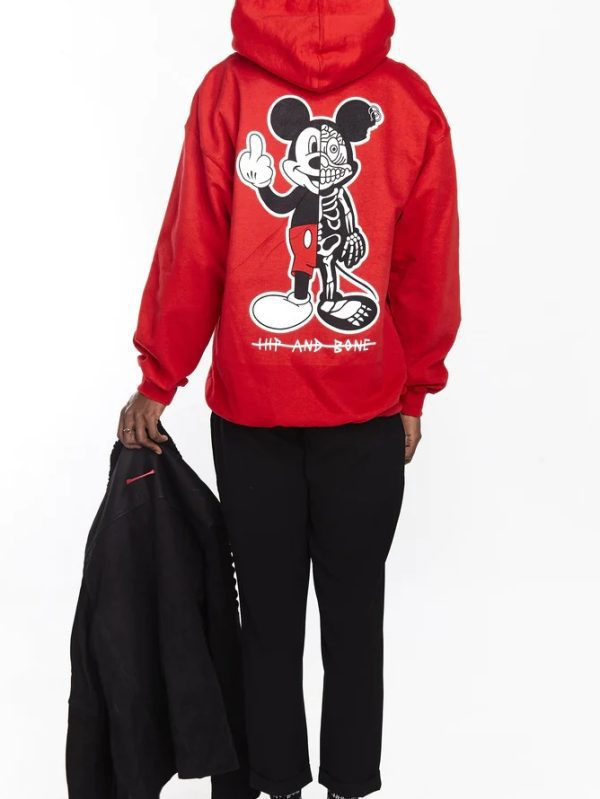 Mickey Mouse Red Hoddie