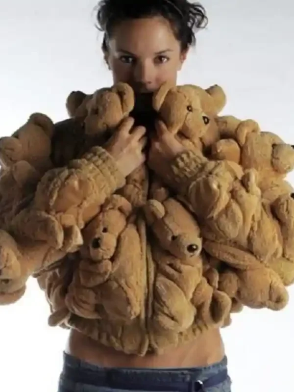 Fabulous Fashion Teddy Bear Fancy Fur Jacket