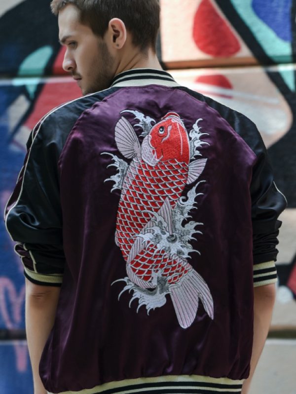 Video Game Yakuza Akira Nishikiyama Bomber Jacket