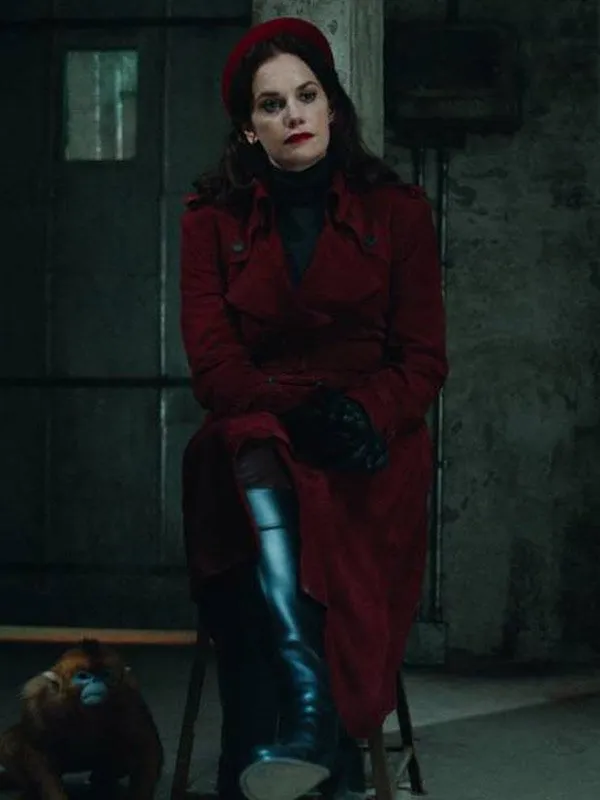 TV Series His Dark Material S02 Ruth Wilson Red Leather Coat