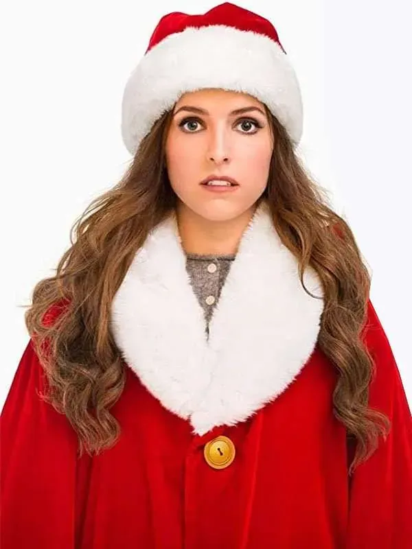 Noelle Anna Kendrick Shearling Christmas Coat