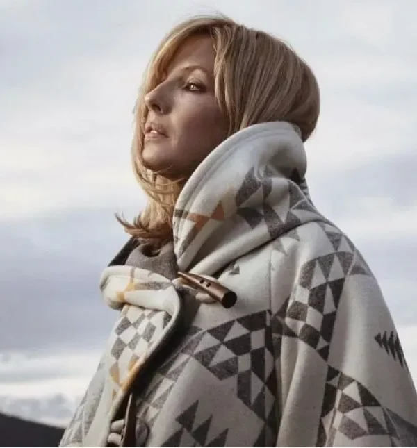 Yellowstone Beth Dutton White Cloak Coat