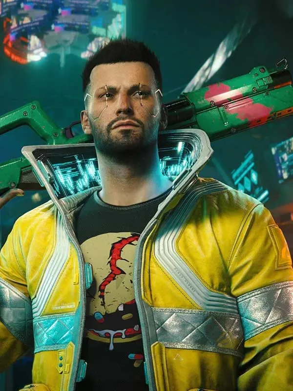 Video Game Cyberpunk 2077 Edgerunners David Martinez Yellow Jacket