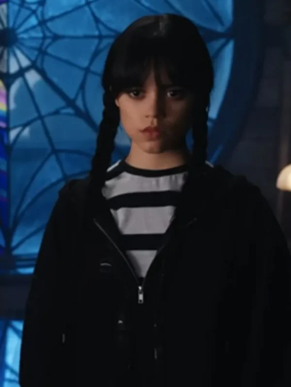 Wednesday 2022 Jenna Ortega Black Hoodie