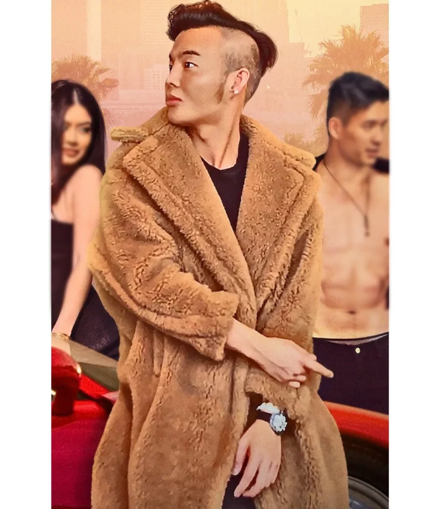 Kane Lim Bling Empire Brown Coat