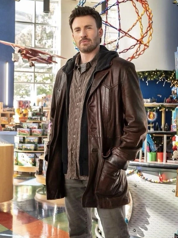 Red One Jack O'Malley Chris Evans Leather Jacket